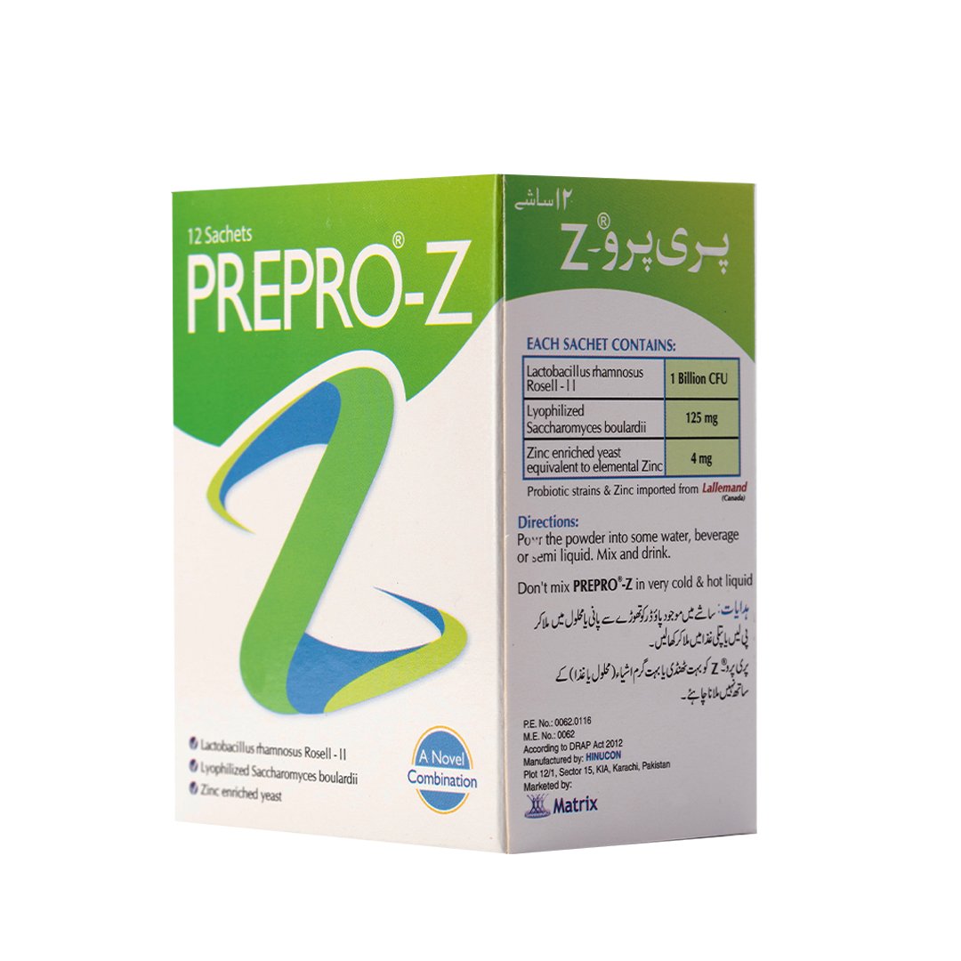 Buy Matrix Prepro-Z Sachet, 12 Ct Online in Pakistan | My Vitamin Store ...