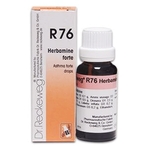 R76 Herbamine Forte Drops for Asthma - Dr. Reckeweg
