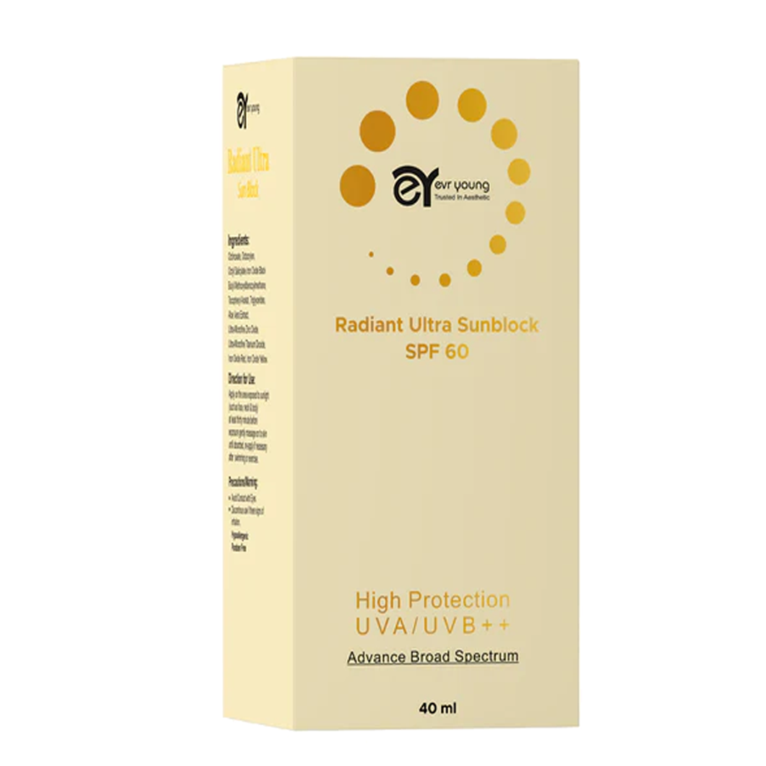 Radiant Ultra Sun Block SPF 60 - Asra Derm