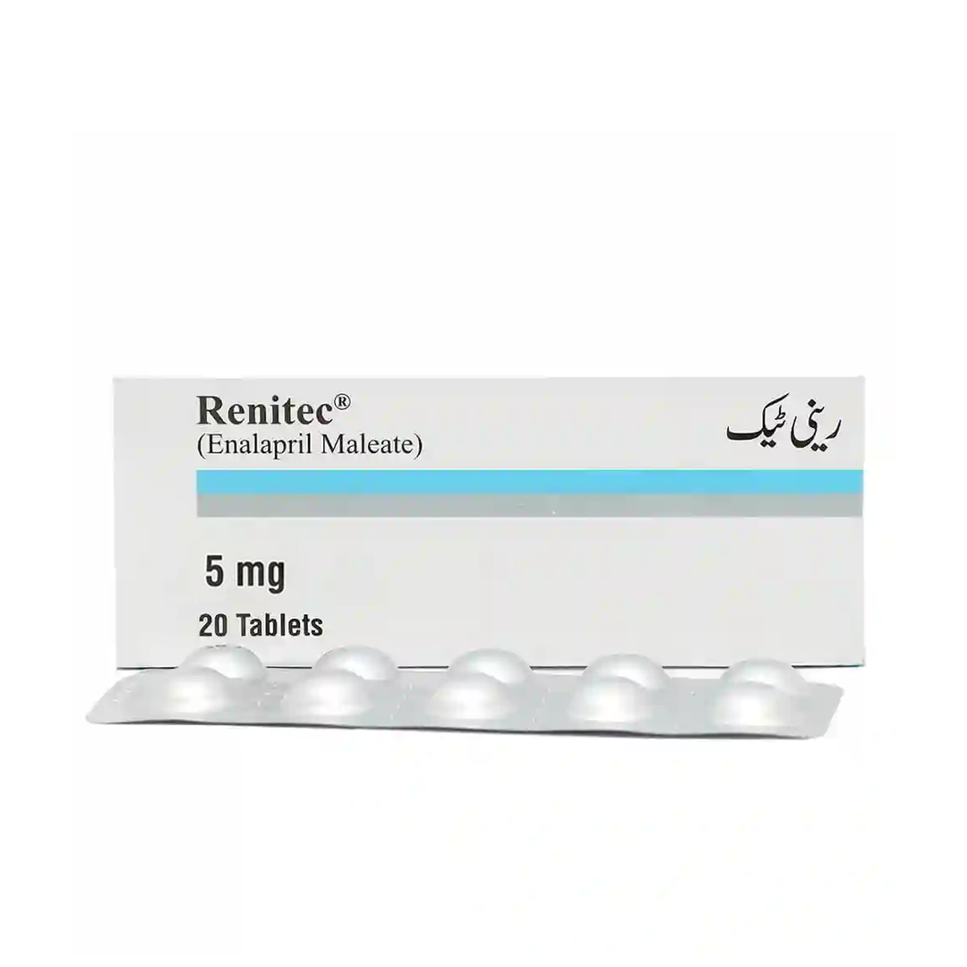Renitec (Enalapril) 5mg, 20 Ct by Searle Online in Pakistan | Medicine ...