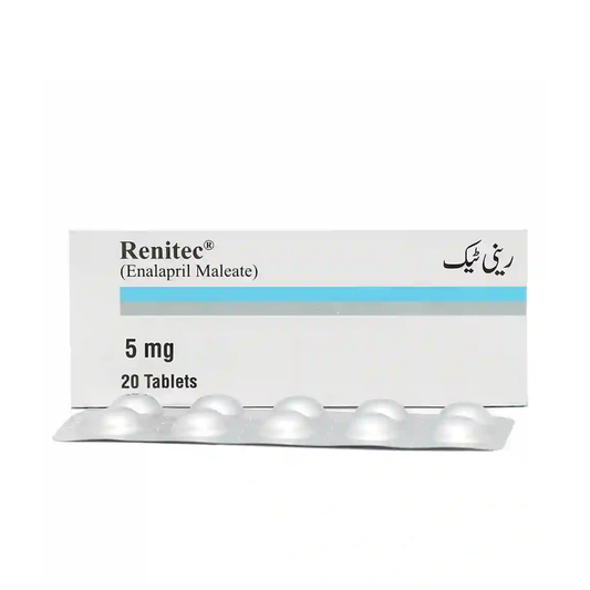 Renitec Tablet 5mg, 20 Ct - Searle