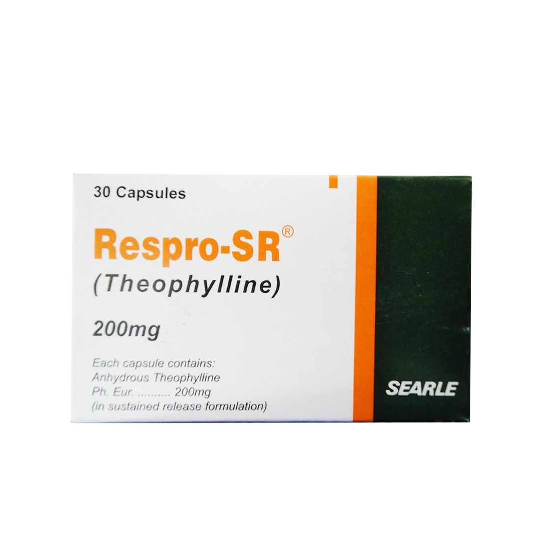 Respro-SR (Anhydrous Theophylline) 200mg, 30 Ct - Searle