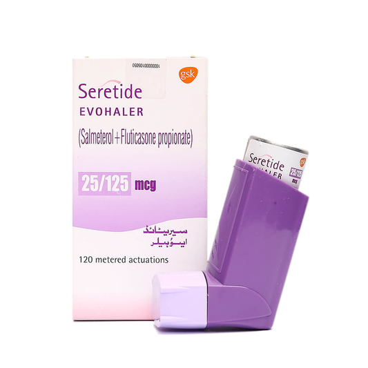 Seretide Evohaler (Saltemeterol/Fluticasone) 25/125mcg - GSK