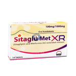 Sitaglu Met XR 100/1000mg, 14 Ct - Hilton