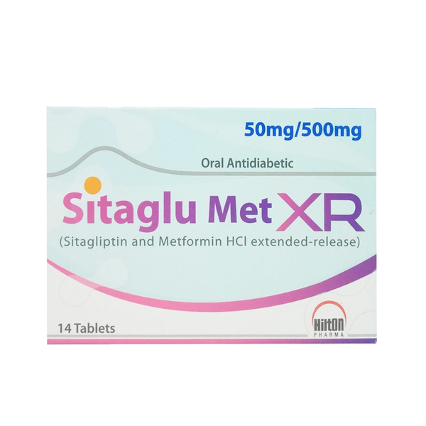 Sitaglu Met XR Tablet 50/500mg, 14 Ct - Hilton