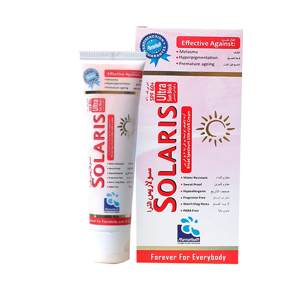 Solaris Ultra Sun Block SPF60+, 60ml - Pharma Health