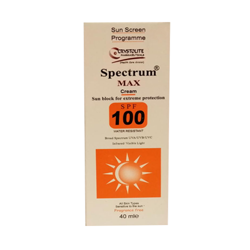 Crystolite Spectrum Max Sunblock SPF 100, 40g