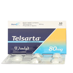 Telsarta Tablet 80mg, 10 Ct - PharmEvo