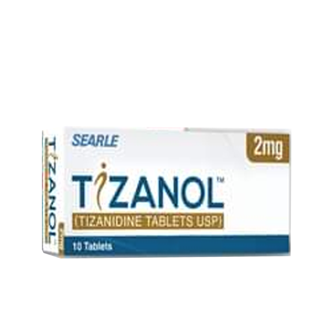 Tizanol (Tizanidine) 2 mg, 10 Ct - Searle