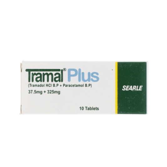 Tramal Plus (Tramadol/Paracetamol) 37.5mg/325mg, 10 Ct - Searle