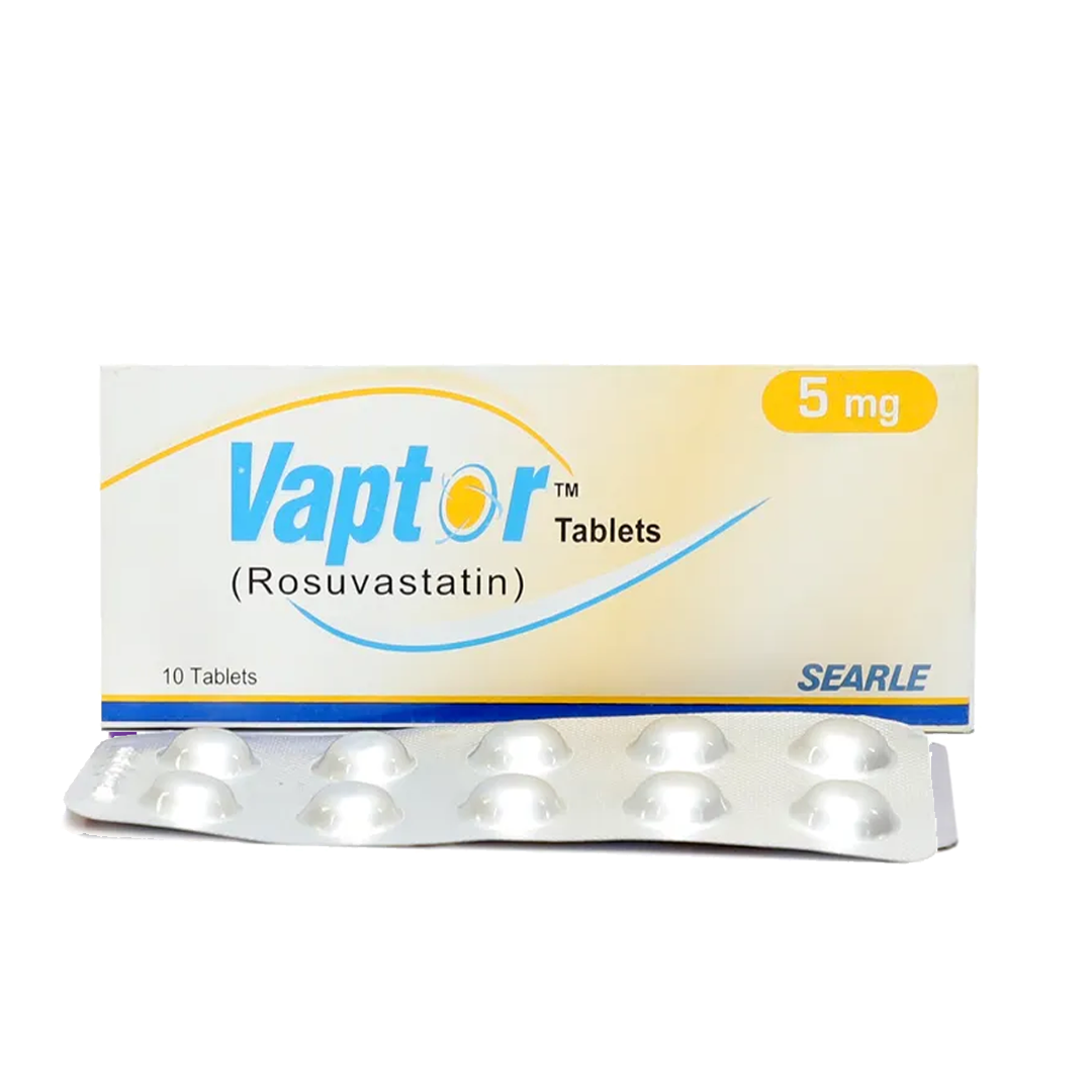 Vaptor (Rosuvastatin) 5 mg, 10 Ct - Searle