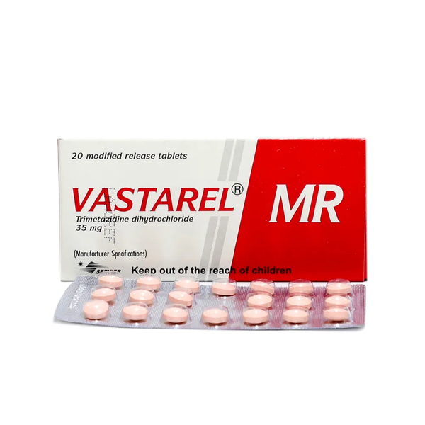 Vastarel MR Tablet 35mg, 20 Ct - Servier