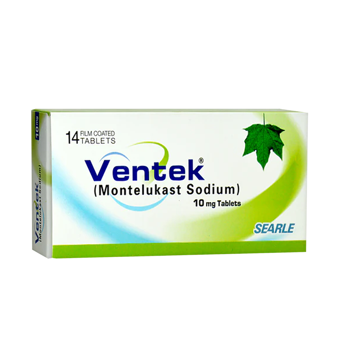 Ventek (Montelukast) 10mg, 14 Ct by Searle Online in Pakistan ...