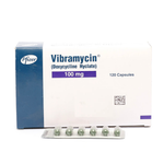 Pfizer Vibramycin (Doxycycline) 100mg, 120 Ct