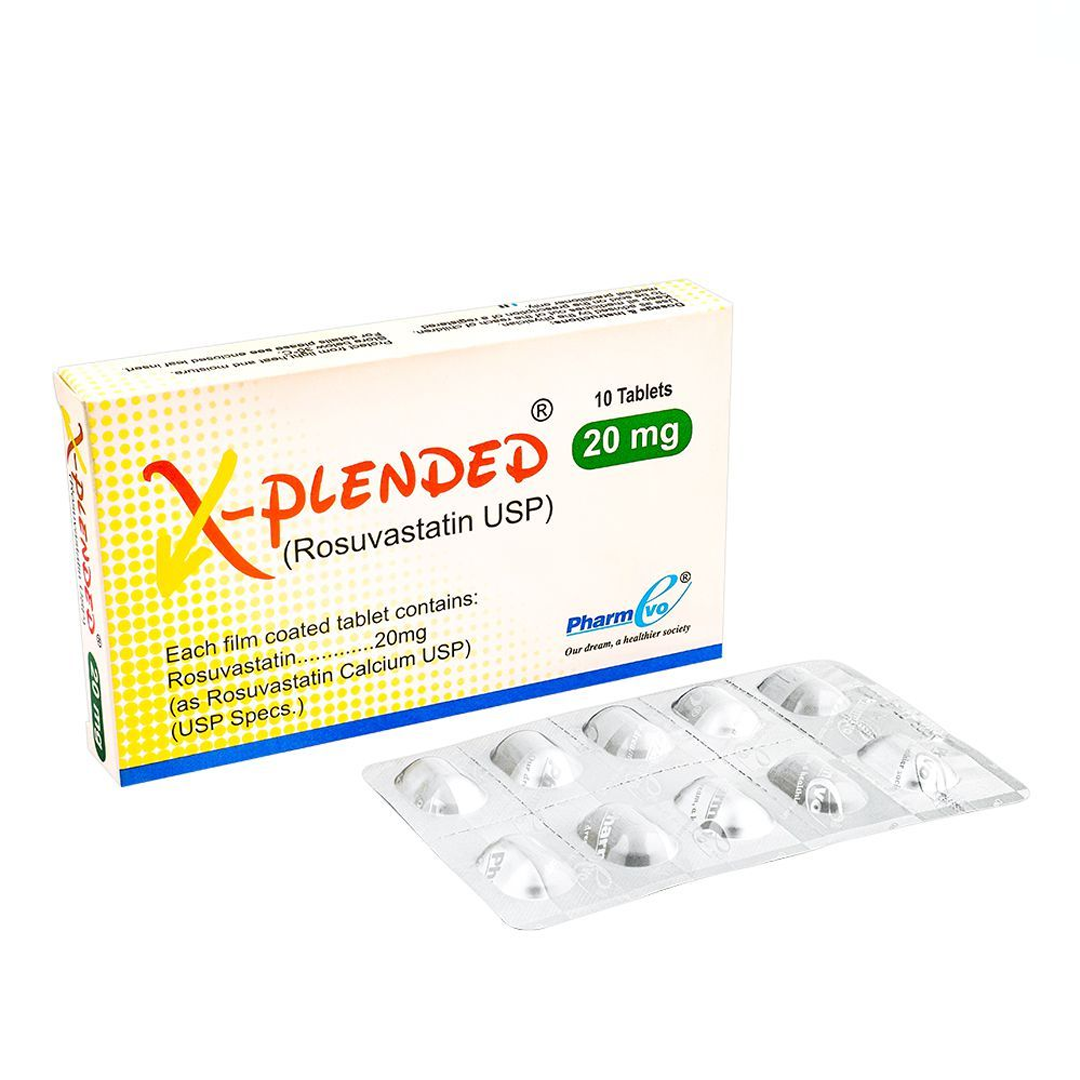 X-Plended Tablets 20mg, 10 Ct - PharmEvo