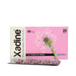 Xadine (Fexofenadine) 60mg, 20 Ct - Searle