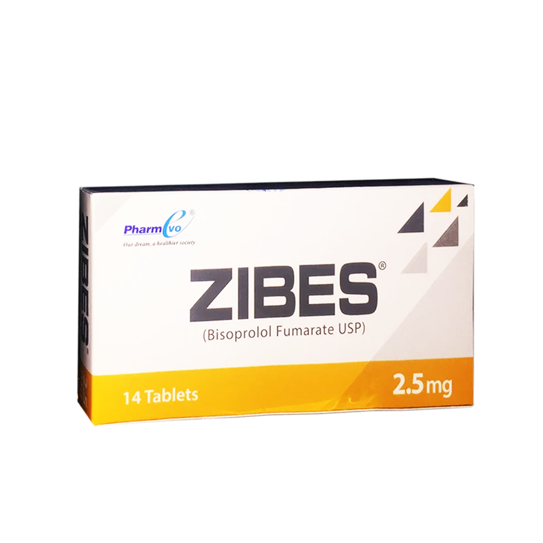Zibes (Bisoprolol) 2.5mg, 14 Ct - PharmEvo
