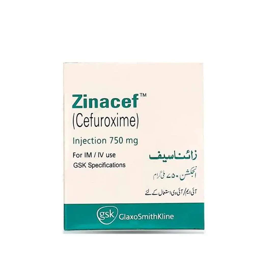 Gsk Injectable Zinacef (Cefuroxime) Injection, 750mg by GSK Online in Pakistan ...