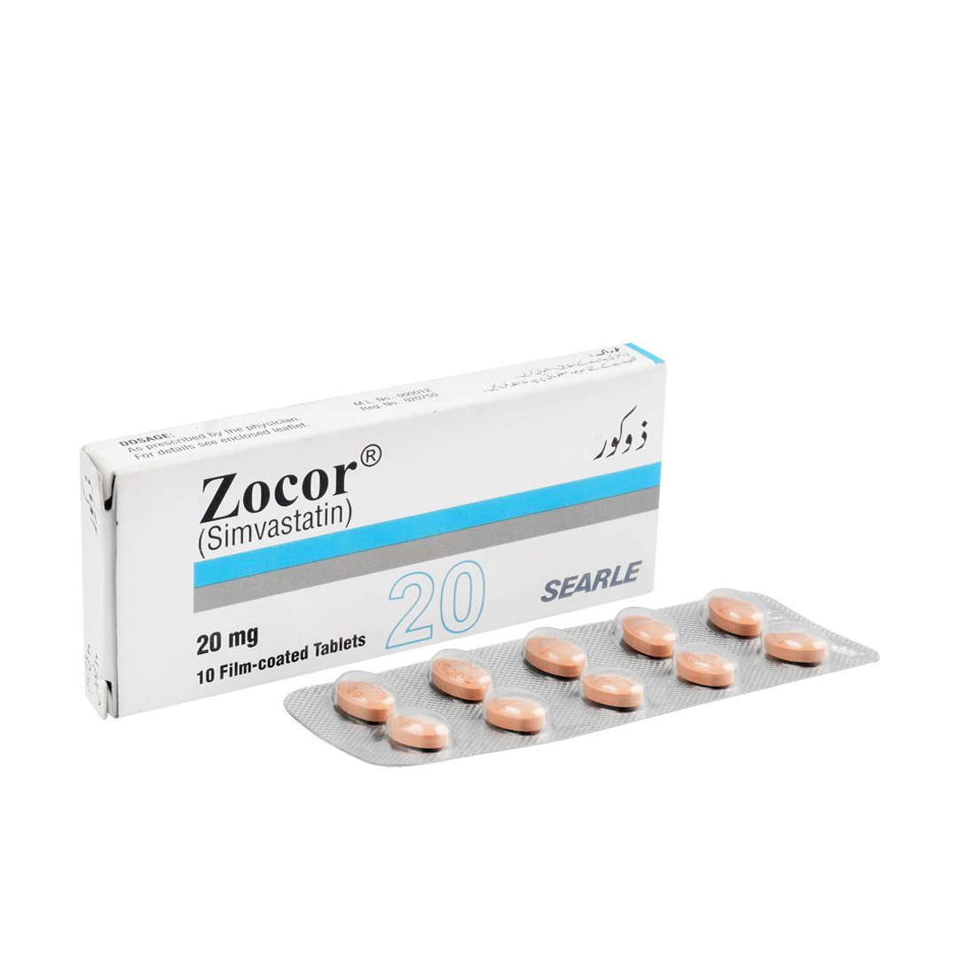 Zocor (Simvastatin) 20mg, 10 Ct - Searle