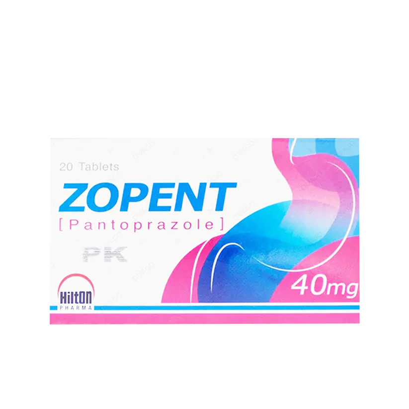 Hilton Zopent (Pantoprazole) 40mg, 20 Ct Online in Pakistan | Medicine ...